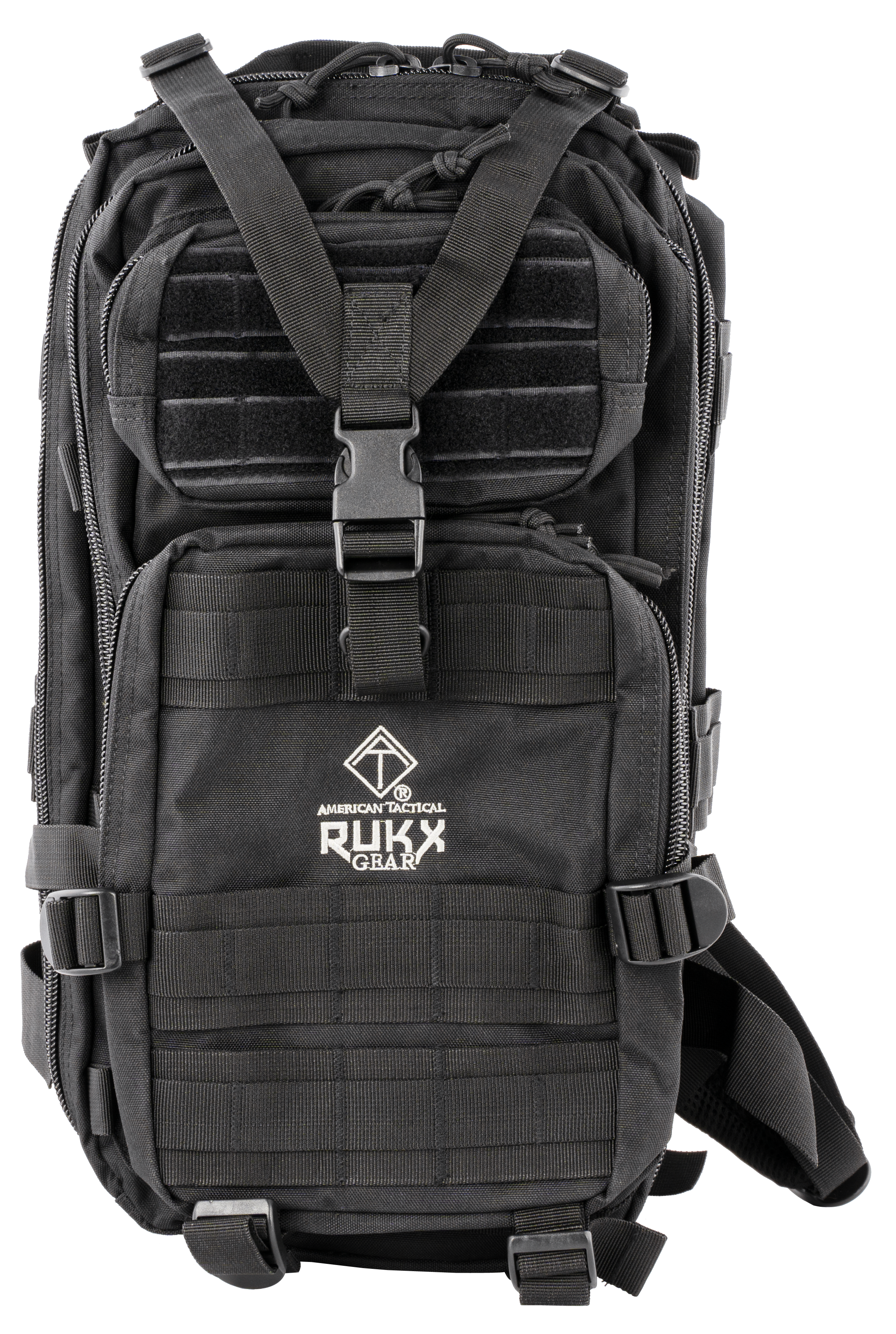 Rukx Gear ATICT1DB Tactical 1 Day Black 600D Polyester