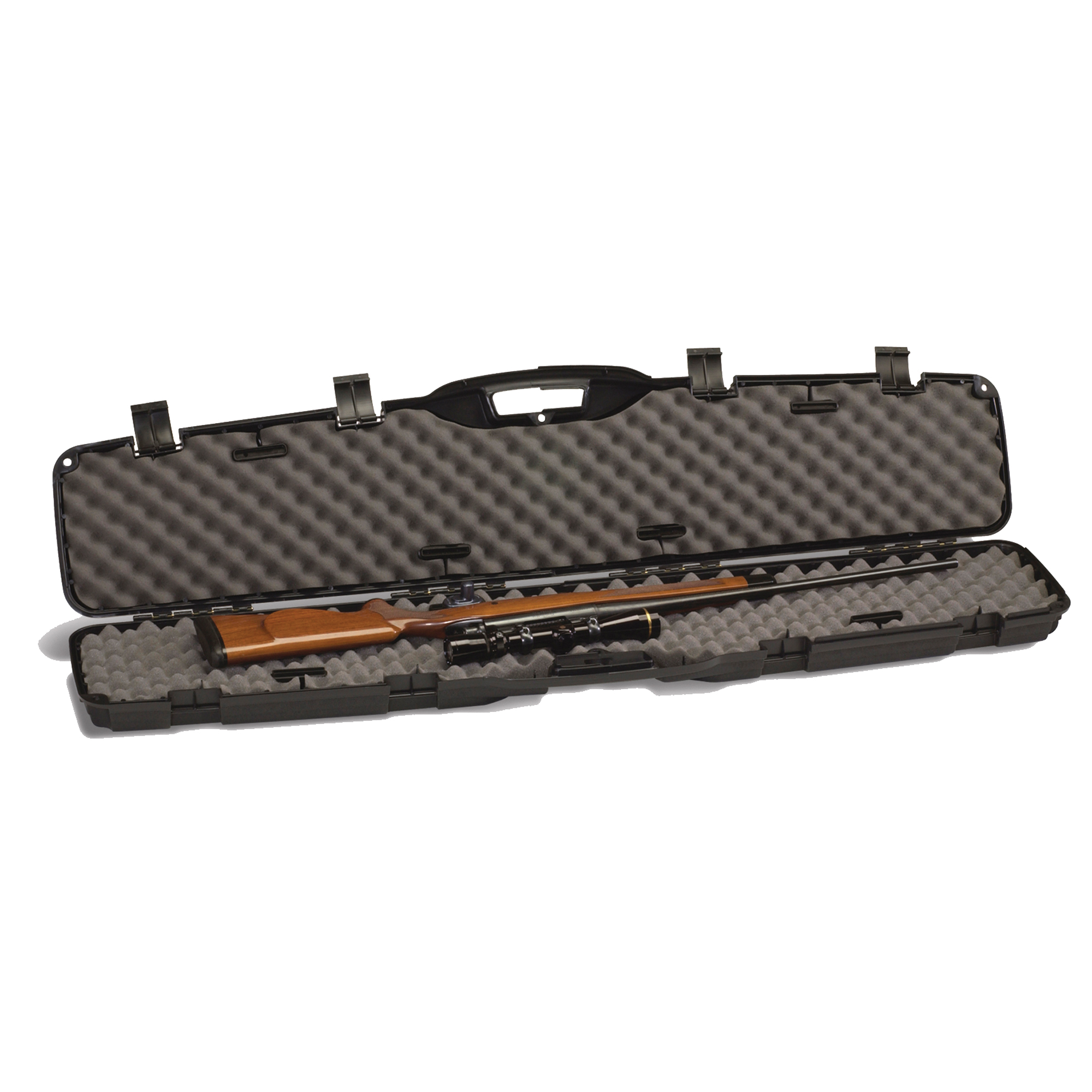 Plano 153101 pro-max single scope rifle w- pillarlock black holds 1 scoped-img-0