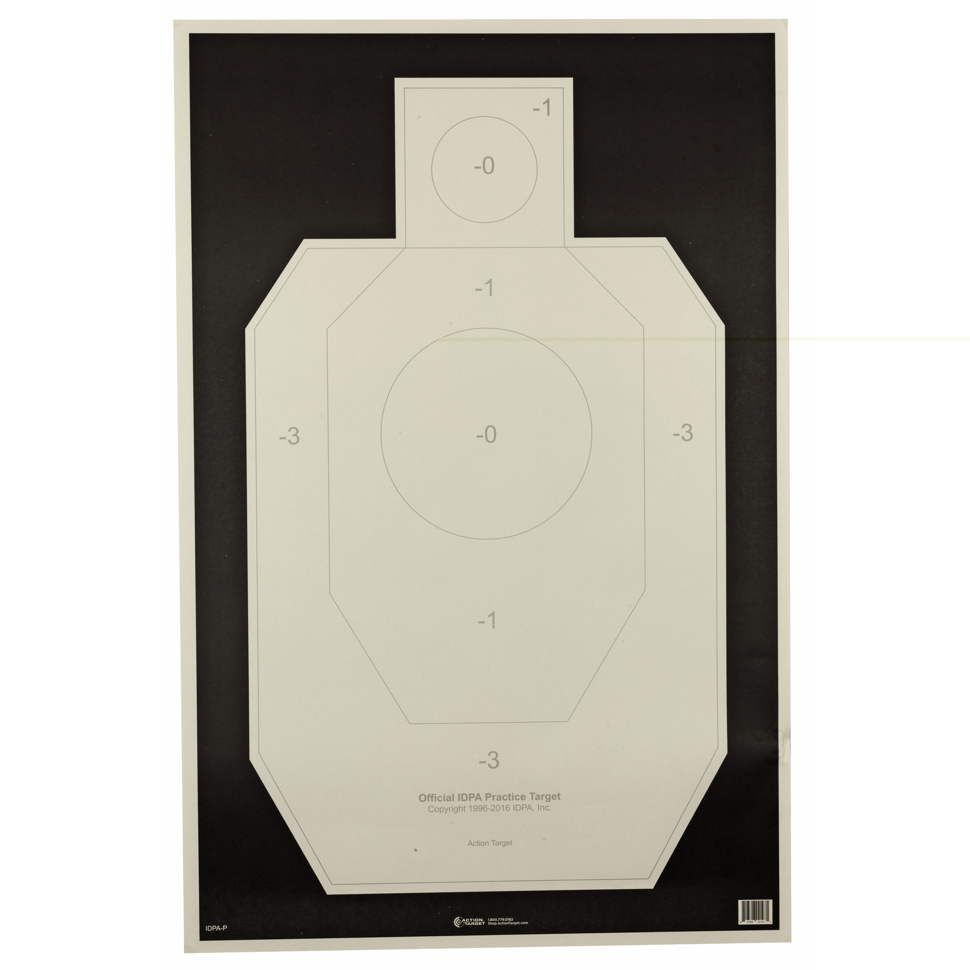 Action Tgt Idpa Paper 100Pk IDPAP100 Shooting Targets at GunBroker