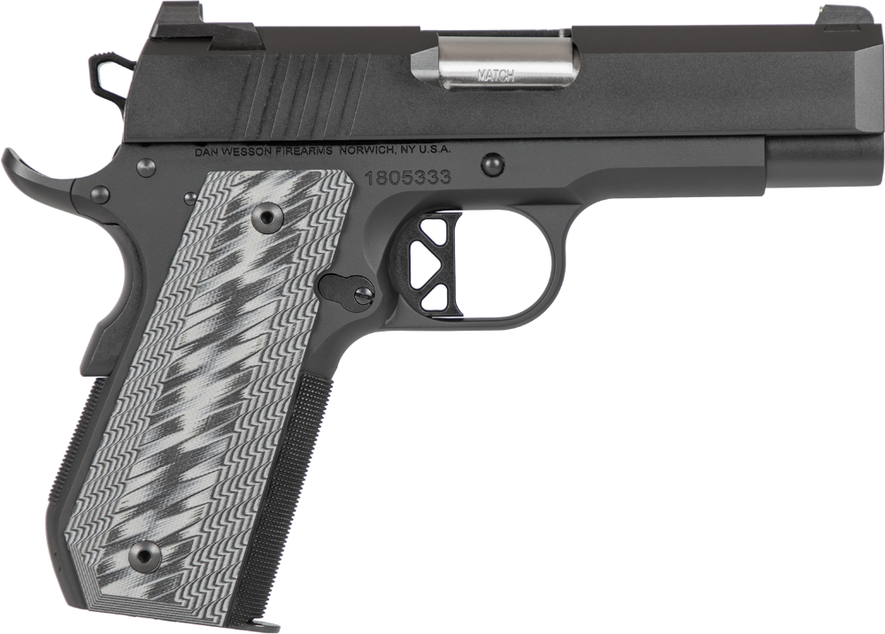 Dan wesson ecp 9mm 9rd magazine 4" barrel black g10 grip-img-0