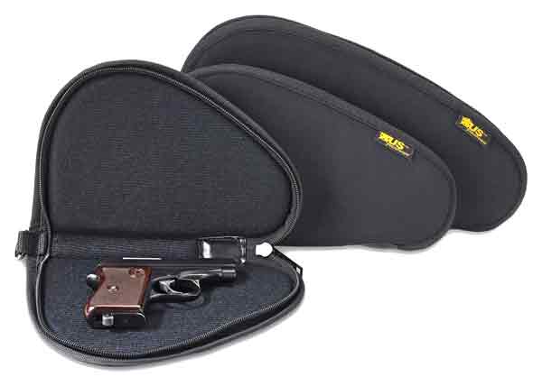 US PeaceKeeper P21013 Pistol Case Black Holds 1 Handgun Polyester