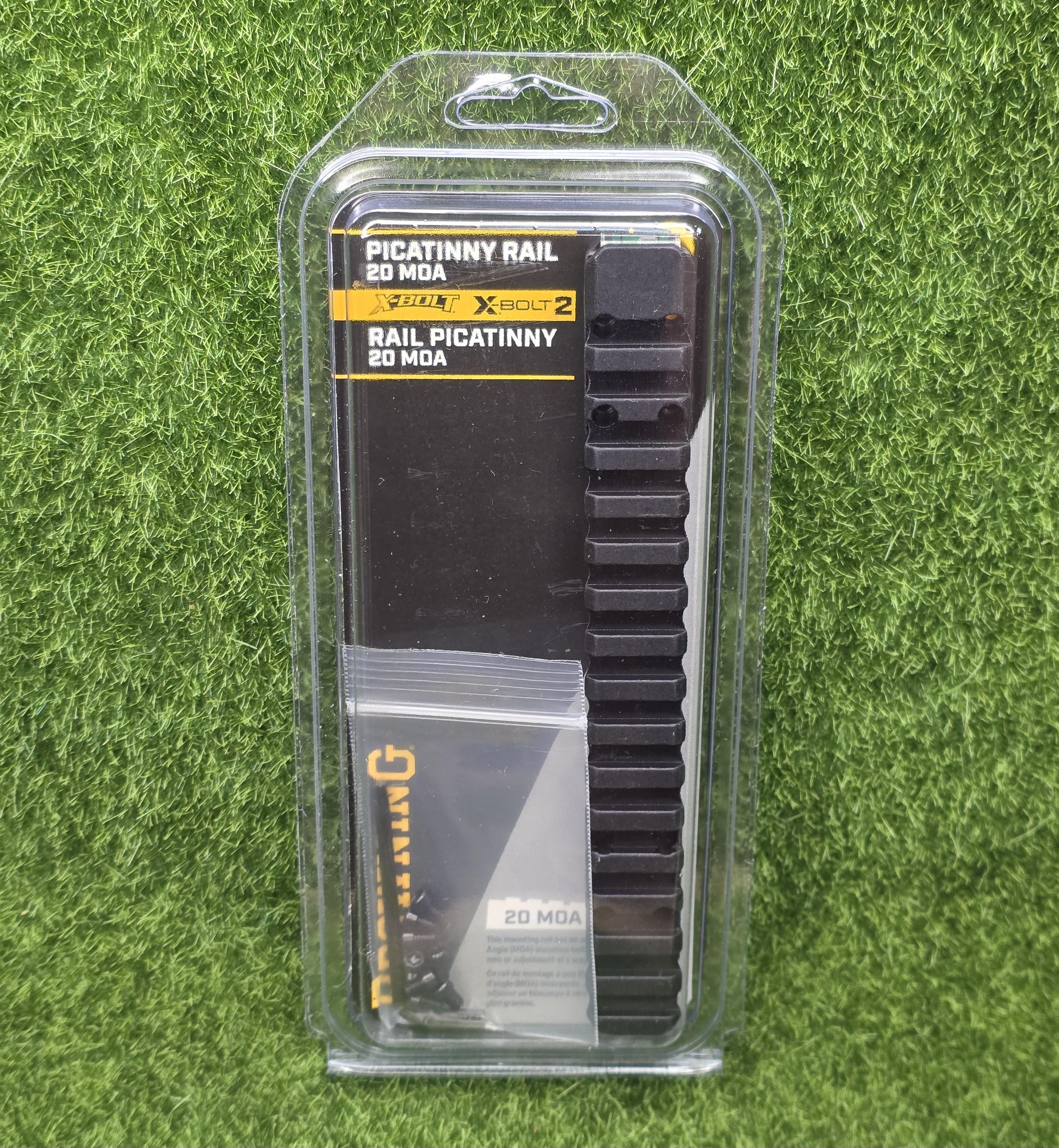 Browning X-Bolt OEM 20 MOA Pic Rail Base Mount, LA w- Bubble Level #12524-img-0