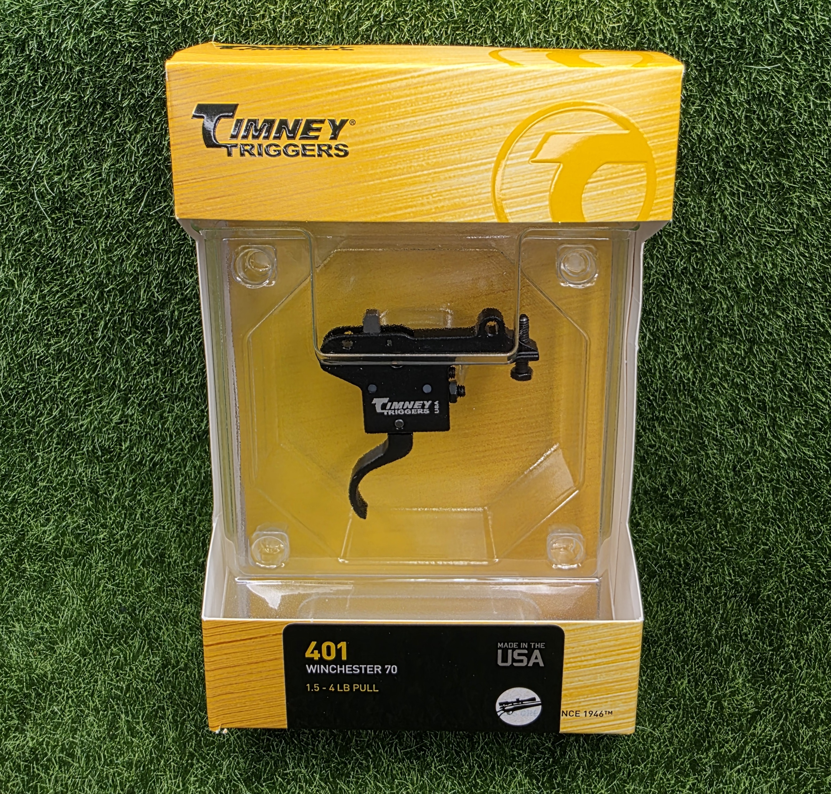Timney Winchester Model 70 Adjustable Steel Trigger 1.5-4lbs, Black - 401-img-0