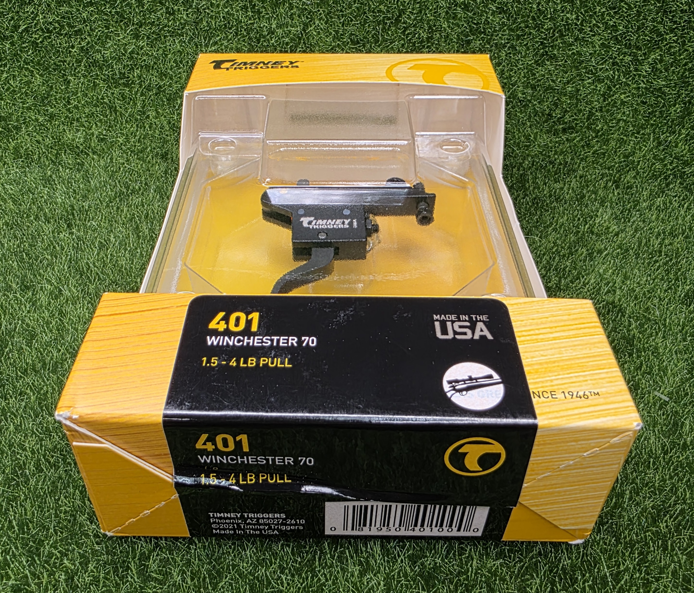 Timney Winchester Model 70 Adjustable Steel Trigger 1.5-4lbs, Black - 401-img-1