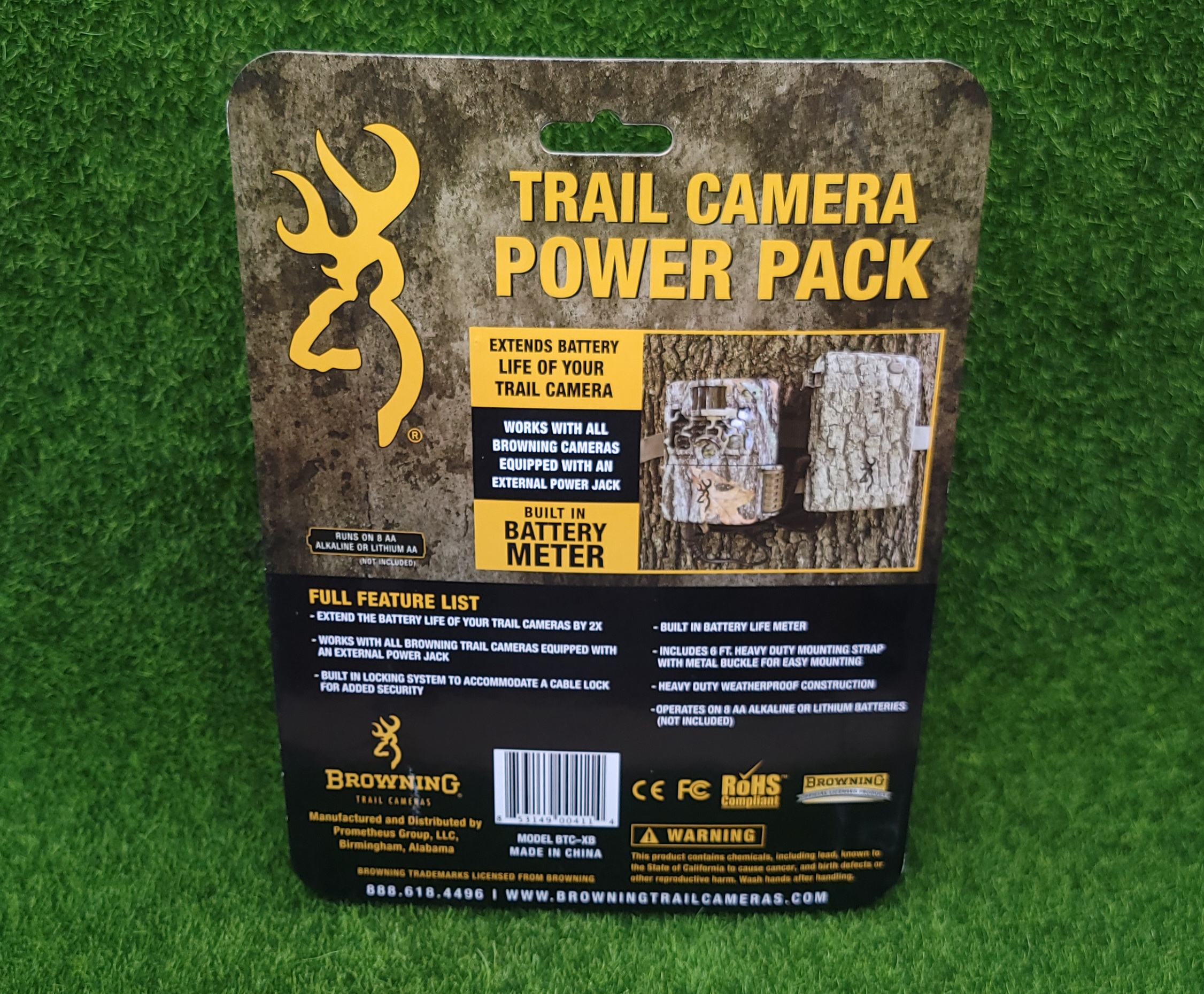 Browning Trail Game Hunting Camera External Battery Power Pack BTCXB