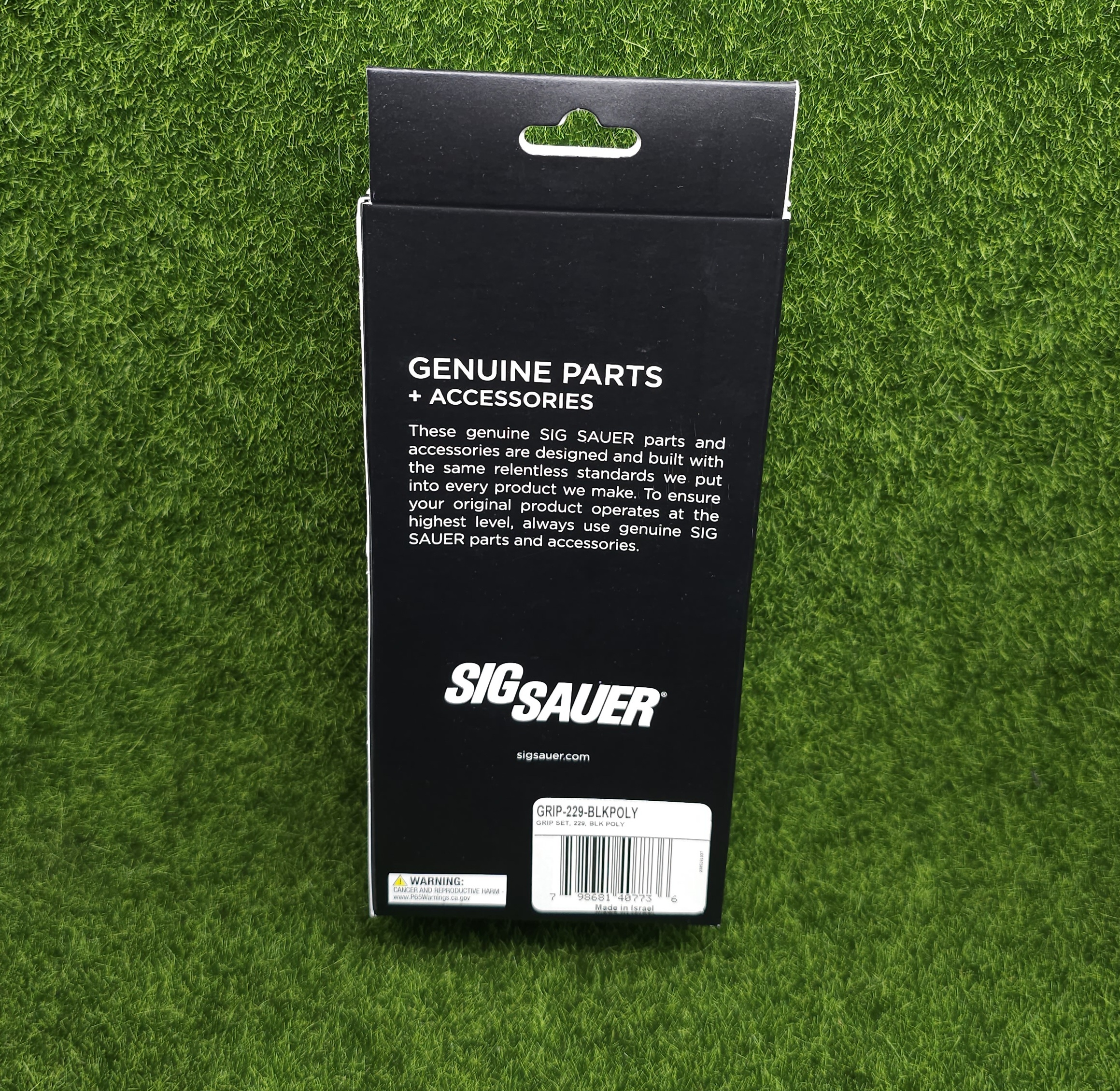 Sig Sauer P229 OEM Poly Grip Set Replacement w- Screws - GRIP-229-BLKPOLY-img-5
