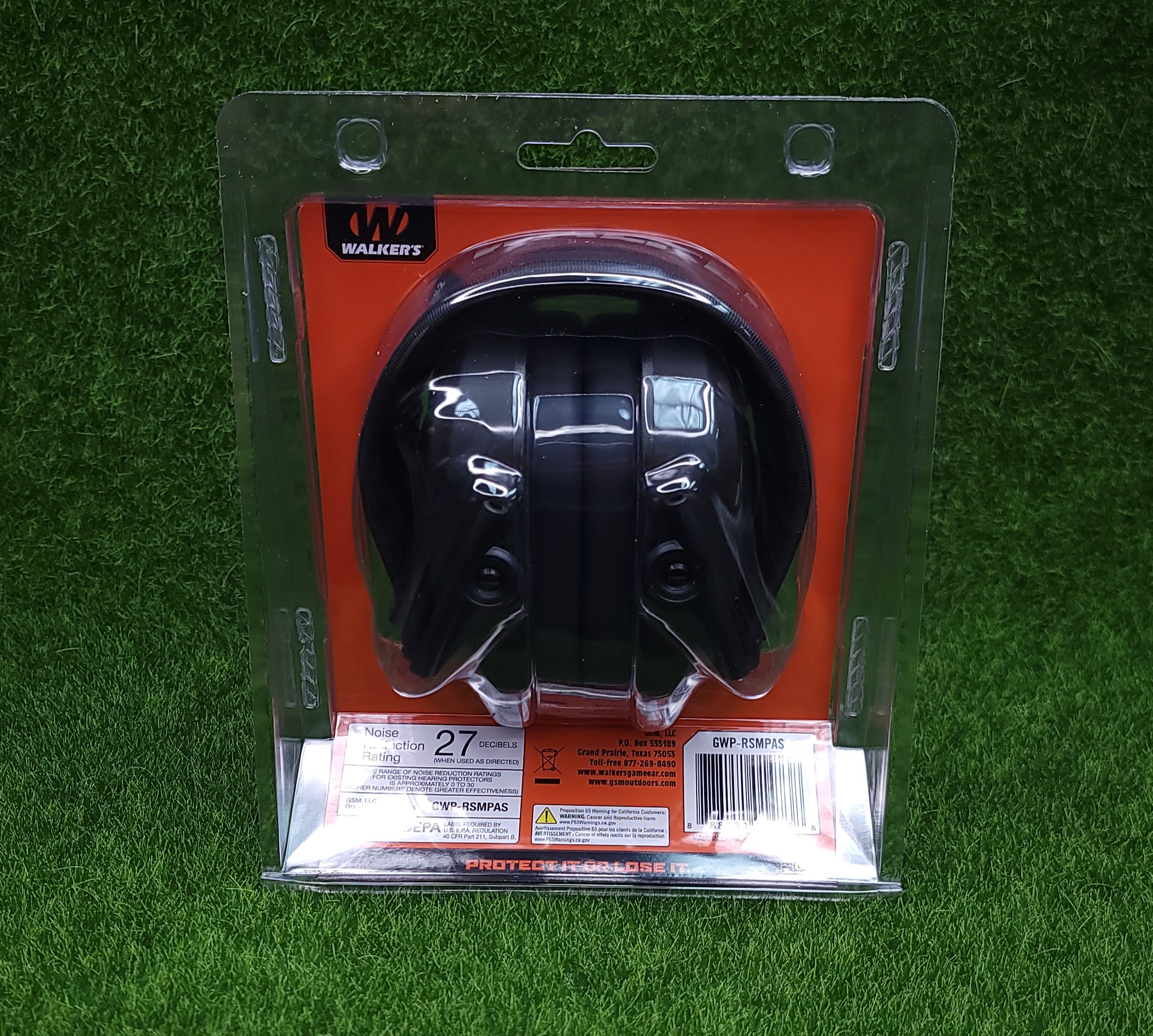 Walkers Razor Elite UltraSlim Sound Damping 27dB Ear Muffs GWP