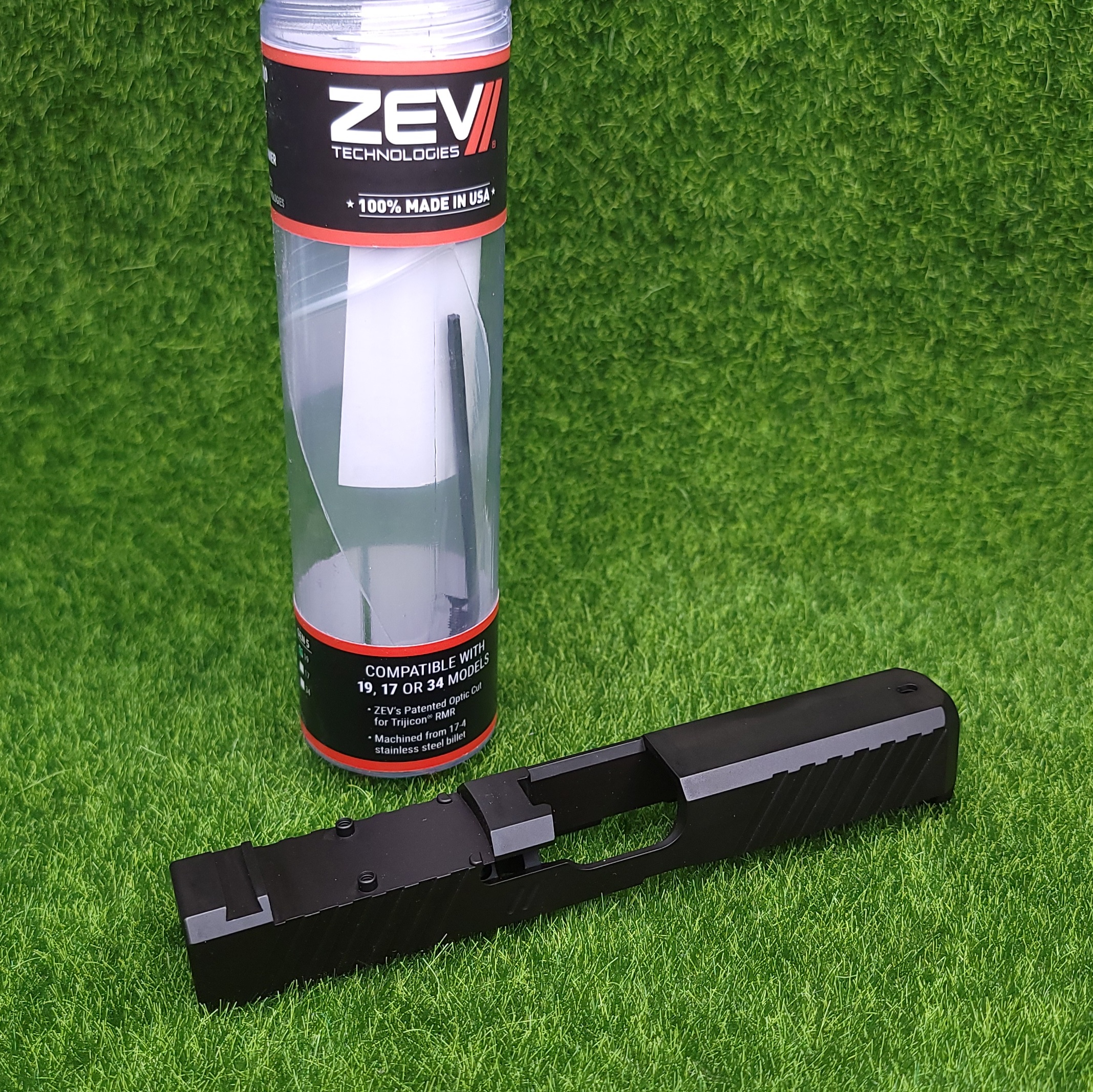 ZEV Technologies Duty Stripped Pistol Slide w RMR Cut for Glock 19 Gen