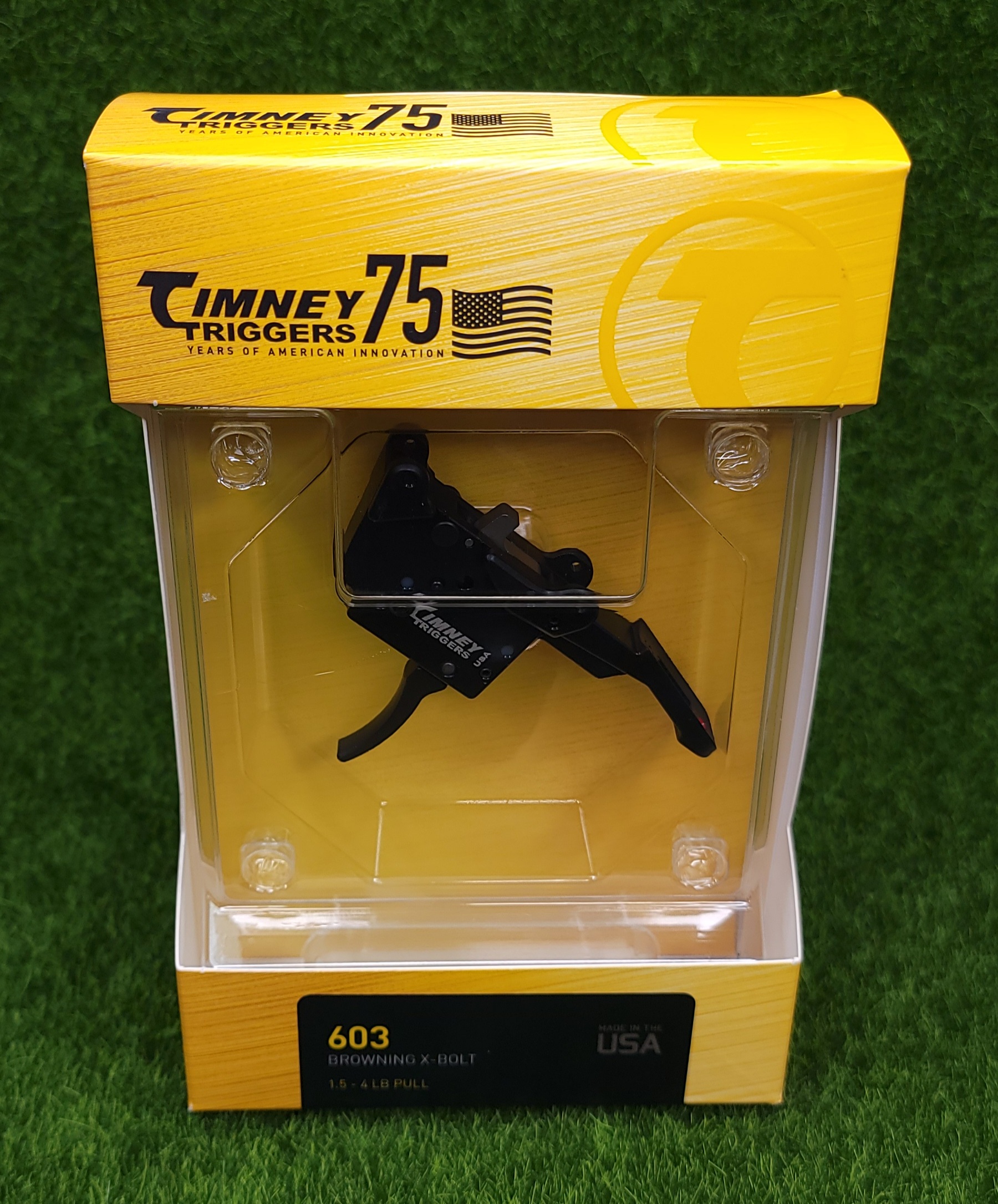 Timney Triggers BROWNING X-BOLT Rifles, Adj. 3lb, Drop-In, Black - 603-img-0