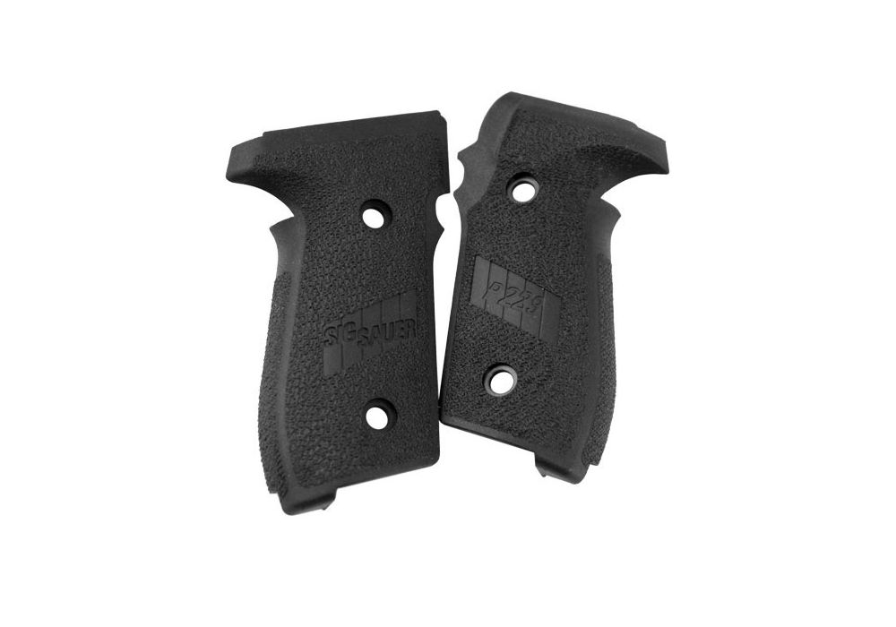 Sig Sauer P229 OEM Poly Grip Set Replacement w- Screws - GRIP-229-BLKPOLY-img-6