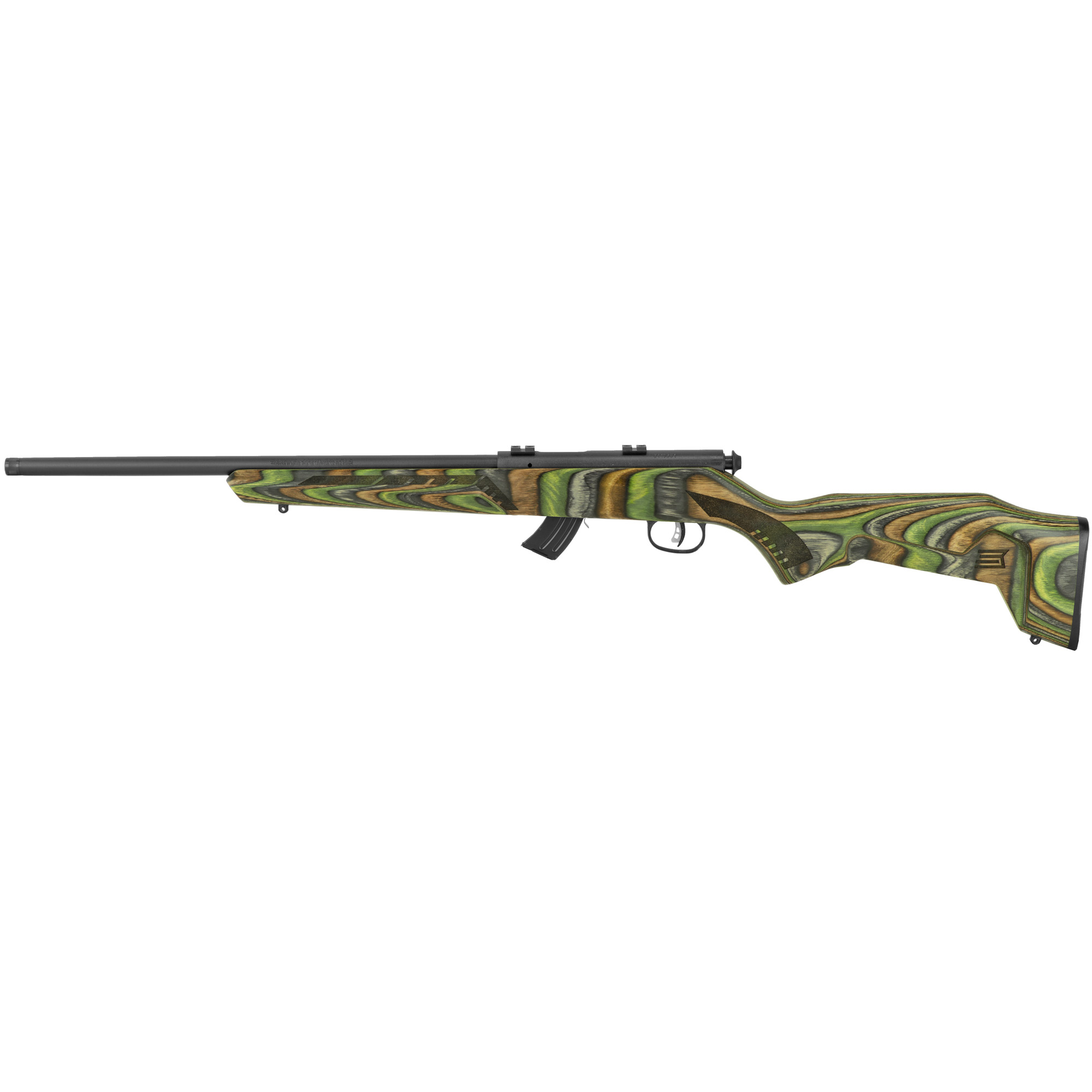Savage mark ii minimalist 22 lr bolt action 18in matte black 10+1-img-0