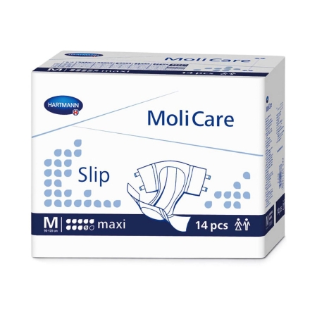 Unisex Adult Incontinence Brief MoliCare® Slip Maxi Medium Disposable Heavy Abso