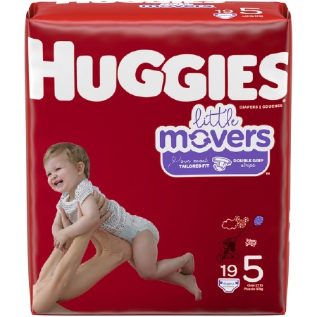 Huggies&reg; Little Movers Size 5 Disposable Moderate Absorbenc