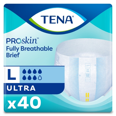 Unisex Adult Incontinence Brief TENA ProSkin™ Ultra Large Disposable Heavy Absor