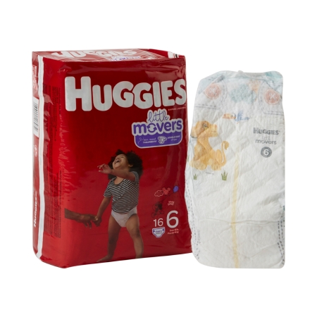 Huggies&reg; Little Movers Size 6 Disposable Moderate Absorbenc