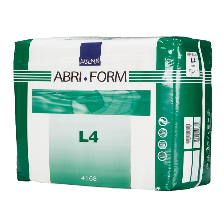 Unisex Adult Incontinence Brief Abri-Form™ Comfort L4 Large Disposable Heavy Abs