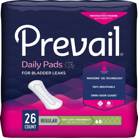 Prevail Daily Liner 7.5in Light Absorbency Polymer Core One Size