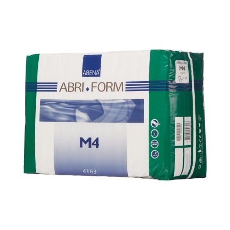 Unisex Adult Incontinence Brief Abri-Form™ Comfort M4 Medium Disposable Heavy Ab