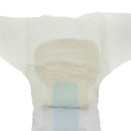 Unisex Adult Incontinence Brief Simplicity™ Basic Medium Disposable Moderate Abs