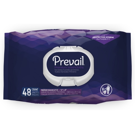 Prevail Soft Pack Personal Wipe 48 Count Fresh Scent Polyester/Rayon