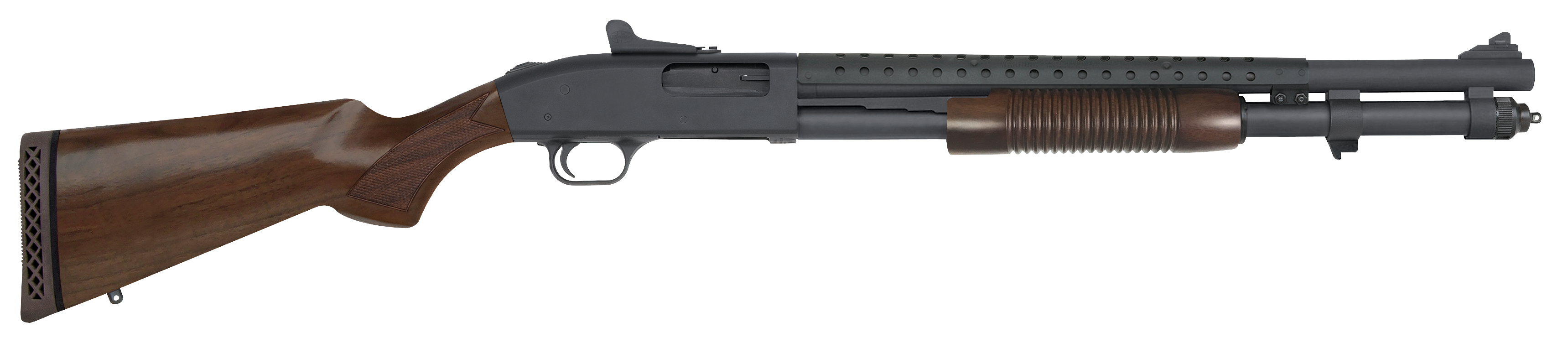 Mossberg 51665 590a1 retrograde 12 gauge 3" 8+1 20" parkerized heavy-wal...-img-0
