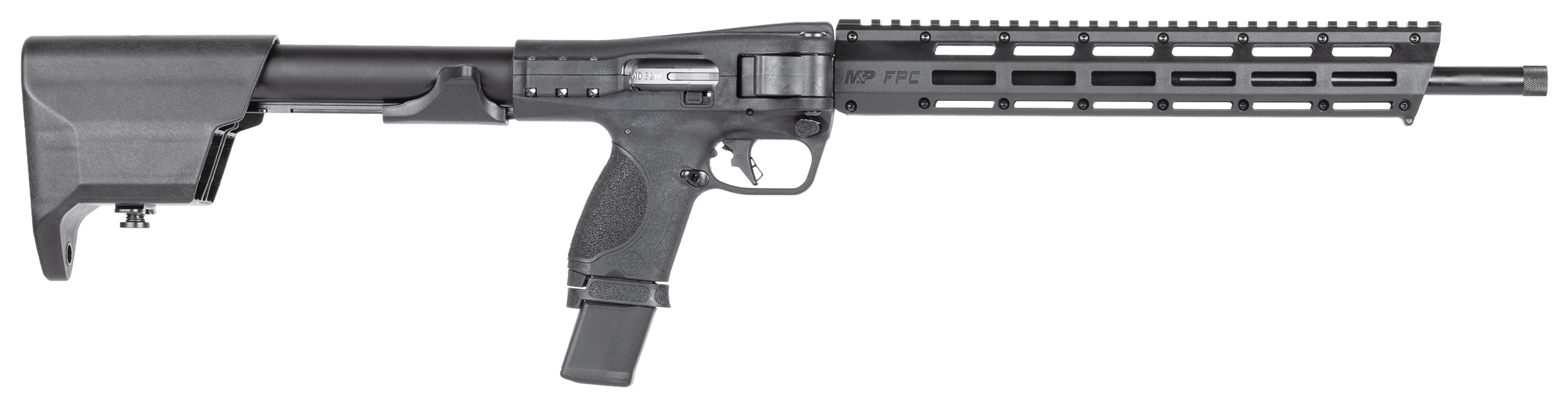 Smith & wesson 13782 m&p fpc 40 s&w 20+1 16.25" black armornite threaded...-img-0