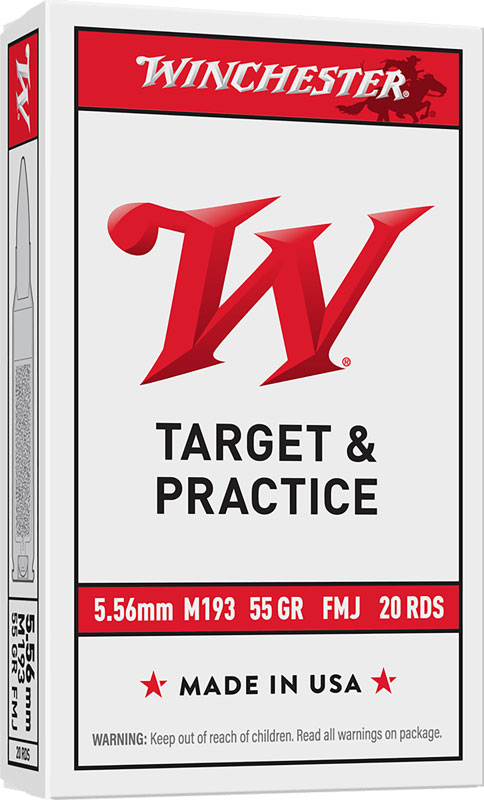 Winchester, Usa, 5.56x45mm, Full Metal Jacket, 55 Grain, 20 Rounds