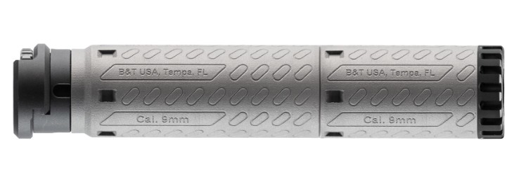 B&T SQD-M Suppressor 9mm Luger QD Black