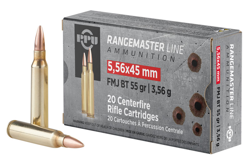 Prvi Partisan, RangeMaster, 5.56 NATO, Full Metal Jacket, 55 Grain, 20 Rounds
