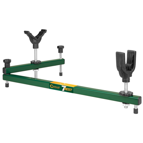 Caldwell 1071001 7-Rest  16-24" Vertical Adjustment, Green Aluminum, Ambidextrous Design for Universal Firearms