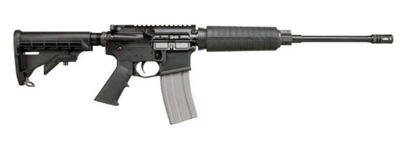 Del-Ton Echo 316L Forged Aluminum AR15 Rifle - Black | 5.56NATO | 16" Light Profile Barrel | Carbine Handguard | M4 Stock| A2 Flash Hider | Optic Ready
