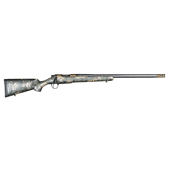 Christensen Arms 8010619000 Ridgeline FFT 6.5-284 Norma 4+1 22" Carbon Fiber/Threaded Barrel, Burnt Bronze Cerakote, Green with Black/Tan Accents Stock