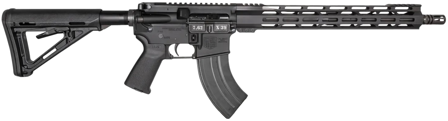 Diamondback DB15 7.62x39 16 in 28 rd Carbon Lower Magpul CTR Stock