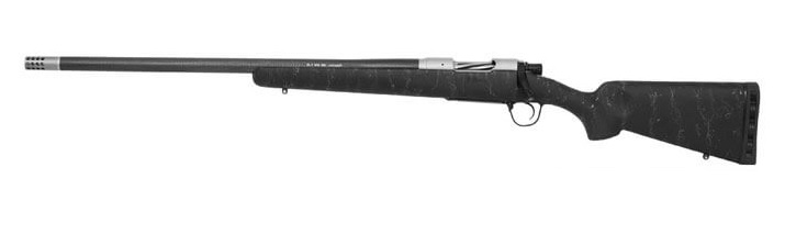 Christensen Arms 8010600100 Ridgeline  6.5 Creedmoor 4+1 24" Carbon Fiber/Threaded Barrel, Tungsten Gray Cerakote, Black with Gray Webbing Stock,