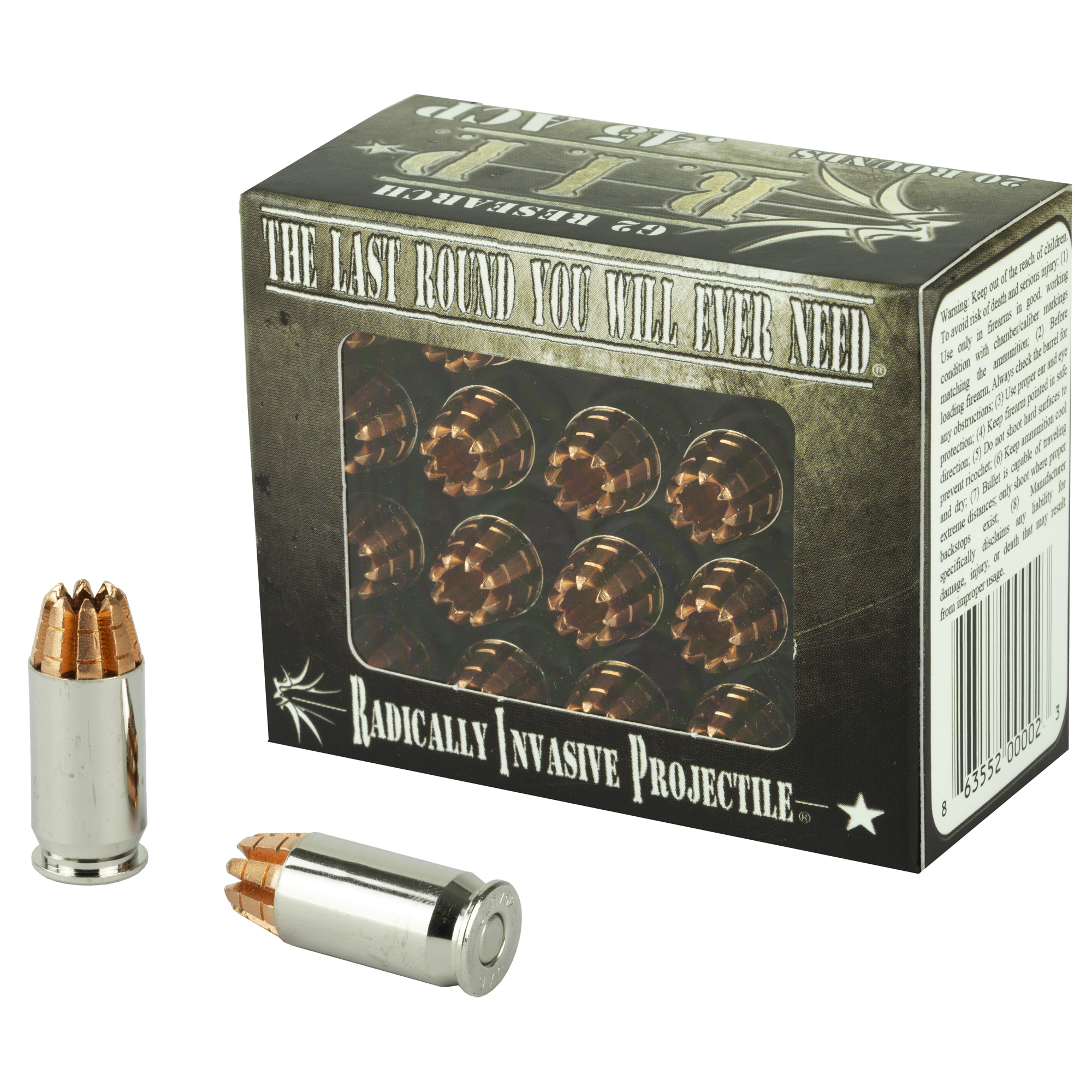 G2 Research G00002 R.I.P  45ACP 162gr Fracturing Hollow Point 20 Per Box/25 Case