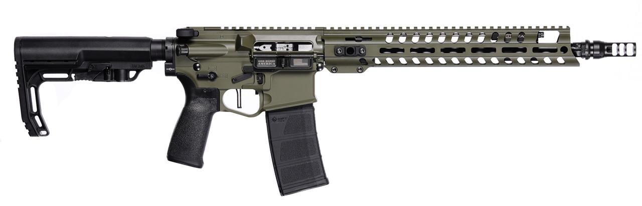Patriot Ordnance Factory Renegade Plus 5.56x45mm NATO 13.75in 30rd Olive Drab