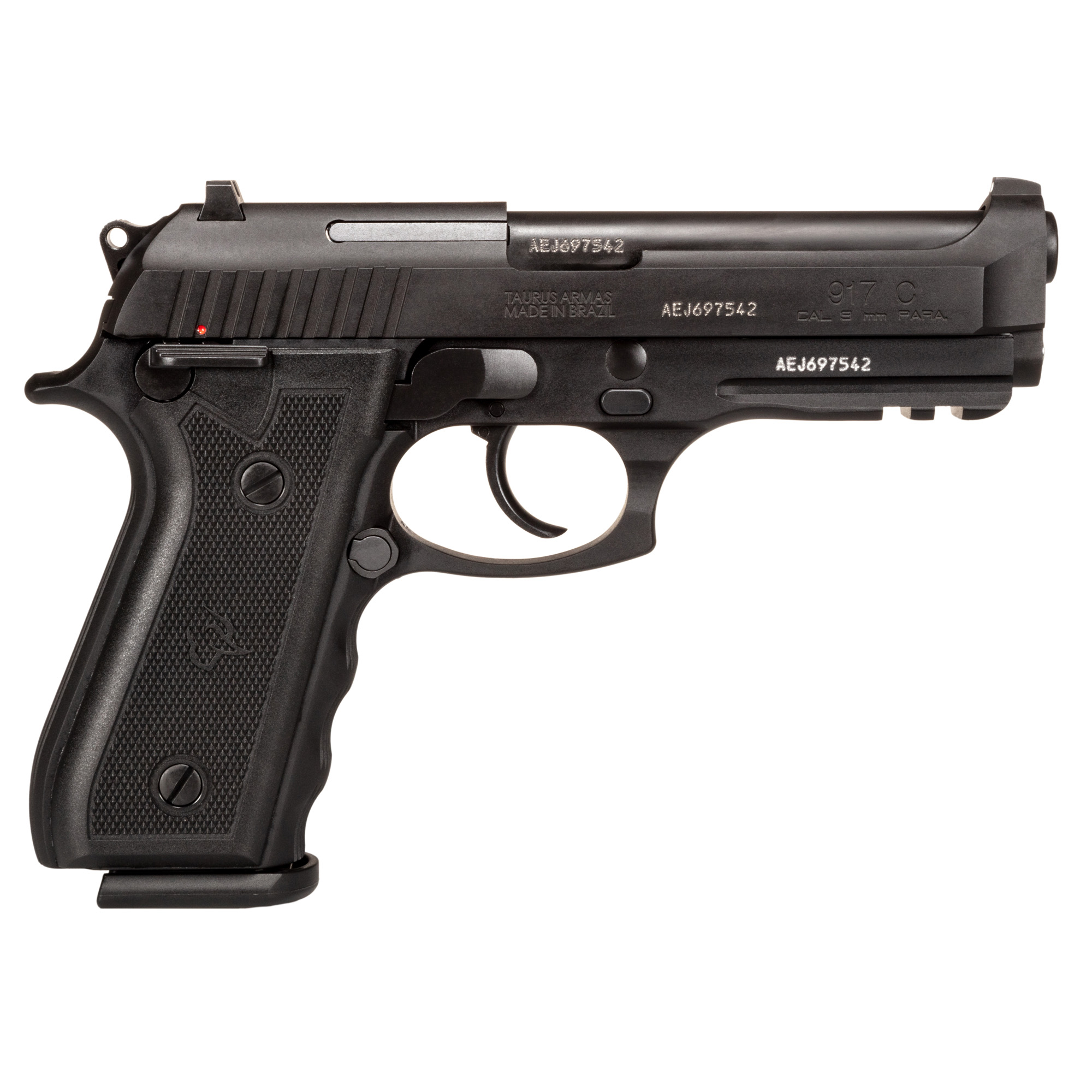 Taurus 917C Pistol 9mm 4.3 in. Black Rubber Grip 18 rd.