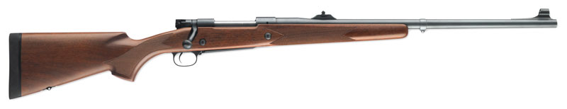 Winchester Model 70 Safari Express 375 H&H Mag 24 Inch Satin Walnut Matte Blued