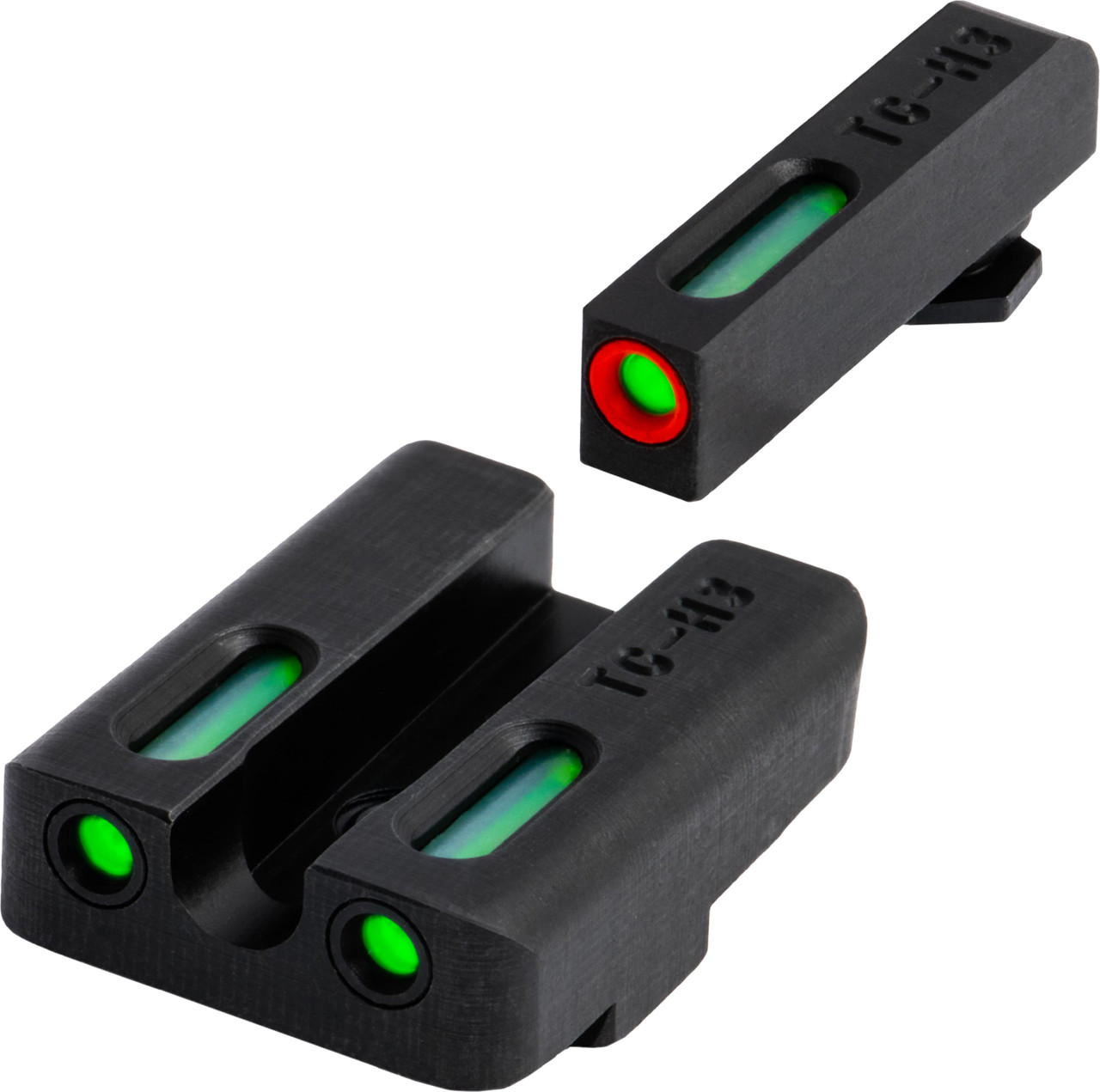 Truglo TFX Pro Handgun Sights Glock Low Set Orange Front Ring