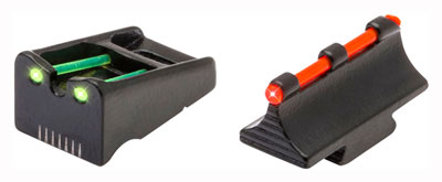 TruGlo Fiber Optic Sights for Remington Shotgun Red Front Green Rear Adjustable