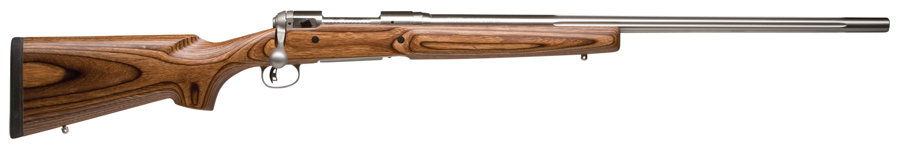 Savage Arms Model 12 Varminter 223 Remington 26" 4+1 Stainless Brown Stock