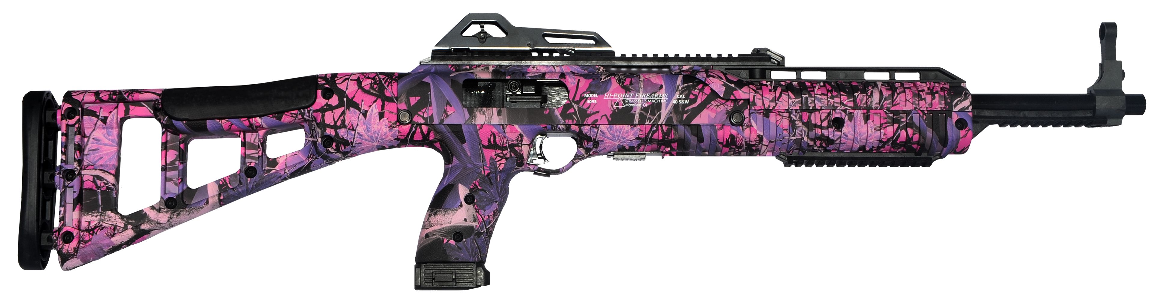 Hi-Point 4595TSPI 45 ACP 17.5" 9+1 Country Girl Camo Skeletonized Stock
