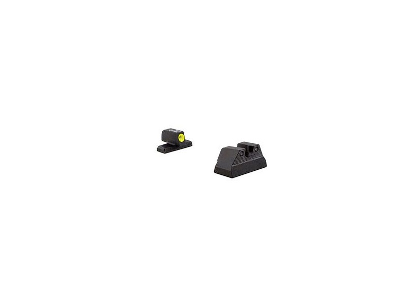 Trijicon Night Sights for H&K USP Green Tritium Front Yellow Outline Green Rear
