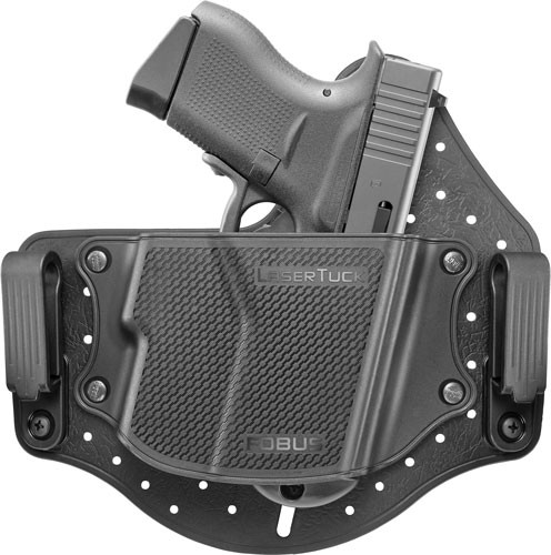 Fobus LASERTUCK Universal LaserTuck IWB Polymer Belt Clip Fits Compact/SubCompact w/Light or Laser Right Hand