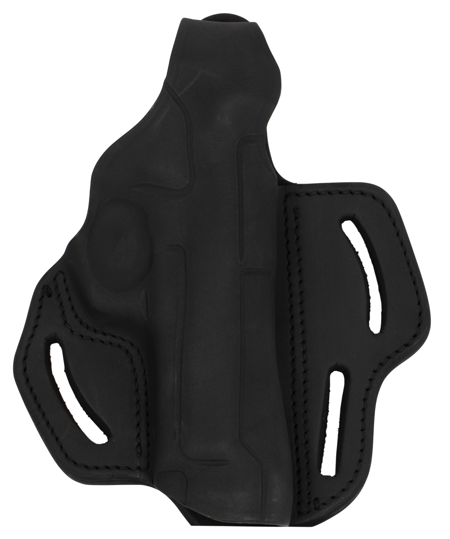 1791 Gunleather BHX4SBLR BHX  OWB 04 Stealth Black Leather Belt Slide Fits Beretta 92/CZ 75/P-10