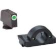AmeriGlo GL5125 Ghost Ring Sight Set for Glock Green Tritium Front Outline Rear