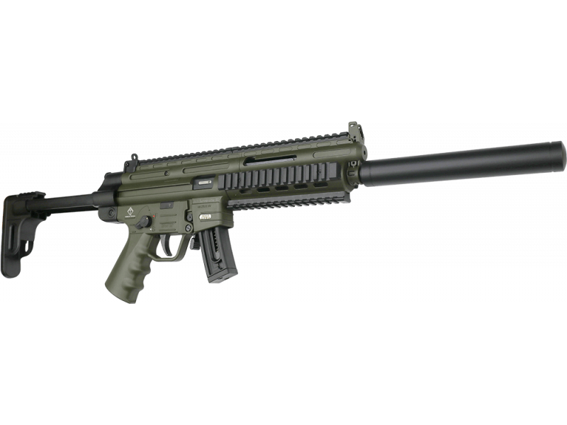 American Tactical Inc Gsg-16 22 Long Rifle 16.25in 10rd OD Green Faux Suppressor
