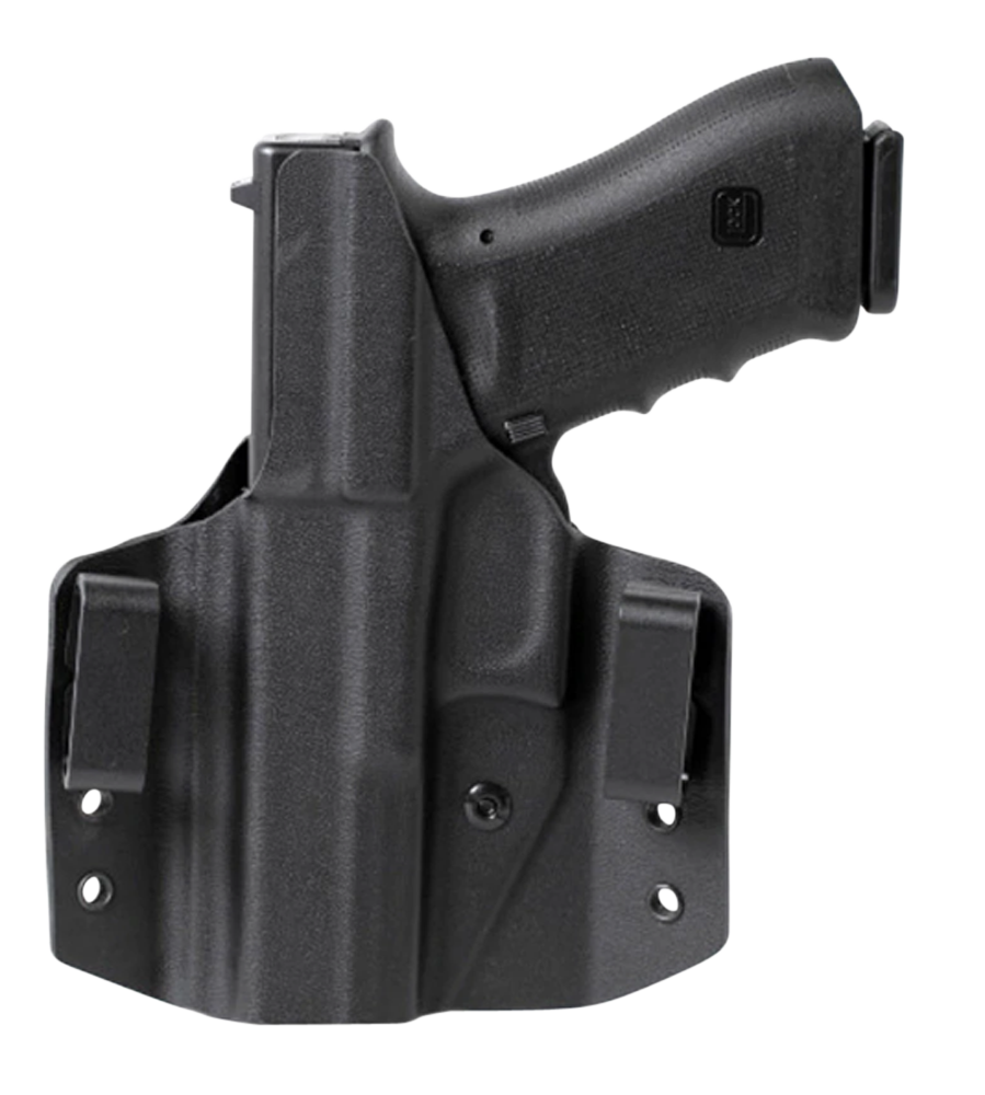 Uncle Mike's 54CCW00BGL CCW Holster OWB Black Boltaron Compatible w/Glock 17/19/22/23 Belt Slide Mount