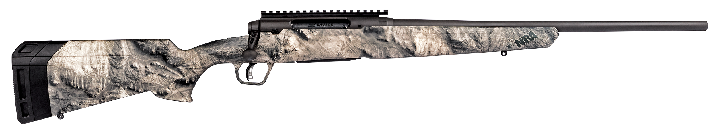 Savage Axis II 308 Winchester 20 Inch 4 Rounds Gunsmoke Gray Mossy Oak Overwatch