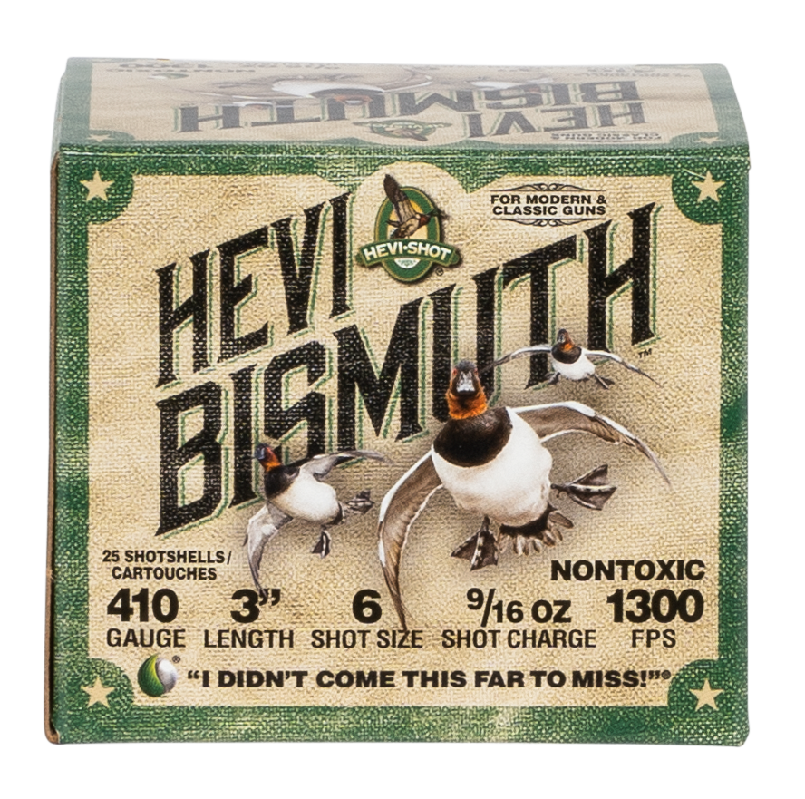 HEVI-Shot HS19006 HEVI-Bismuth  410Gauge 3" 9/16oz Bismuth 6Shot 25 Rounds